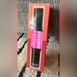 BNIB NYX Wonder Stick Dual-Ended Cream Blush Stick in Bright Amber + Fuchsia